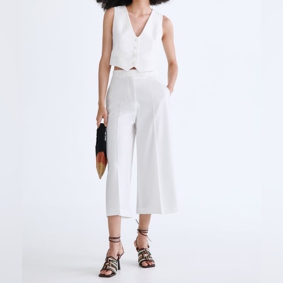 ZARA High Waist Culottes - Picture 2 of 8